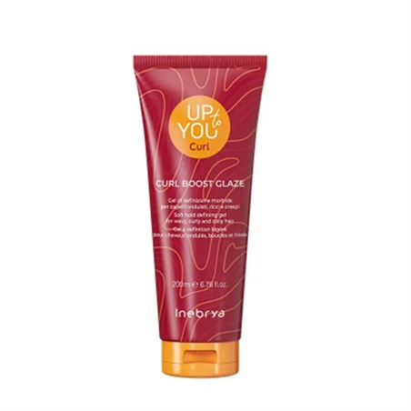 INEBRYA UP TO YOU CURL GEL DEFINIZIONE MORBIDA 200ML PER CAPELLI ONDULATI, RICCI E CRESPI