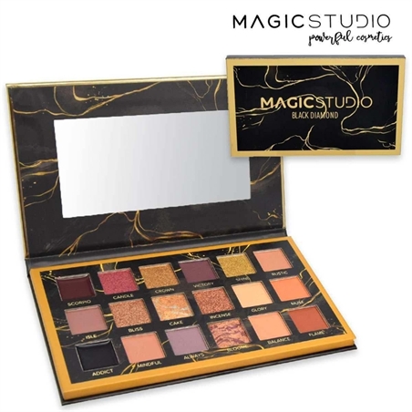 MAGIC STUDIO BLACK DIAMOND PALETTE 18 OMBRETTI - 26002-1 - 8436609393106-1