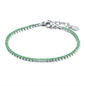 BRAND GIOIELLI BRACCIALE TENNIS VERDE 2MM