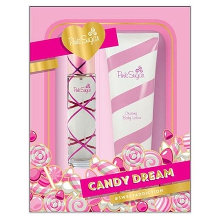 AQUOLINA COFFRET PINK SUGAR EDT 100 ML + SHOWER GEL 100ML - 8054609784030-1 - PINKCOFEDT100SG100-1