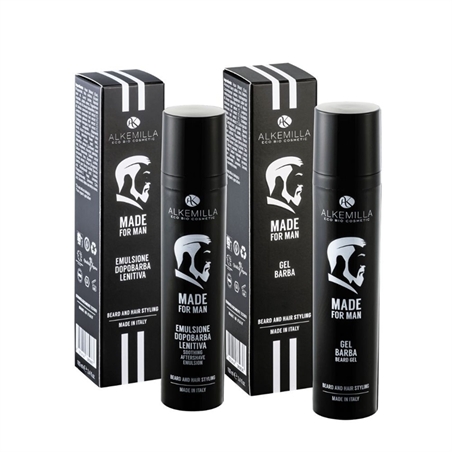 ALKEMILLA BOX EMULSIONE DOPOBARBA LENITIVA + GEL BARBA - 0578-1 - 0578-1