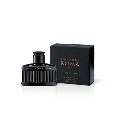 ROMA UOMO NERO ESTREMO  DI LAURA BIAGIOTTI EDP INTENSE U. 75 ML - 8059036001354-1 - 8059036001354-1