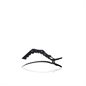 PINZE IN PLASTICA CON LEVERAGGIO COCCODRILLO NERO CONF. 6 PZ