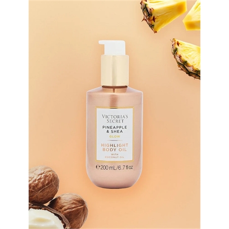 VICTORIA'S SECRET PINEAPPLE & SHEA GLOW HIGHLIGHT OIL PER IL CORPO SPRAY 200 ML - 667559137948-1 - 26779313-1
