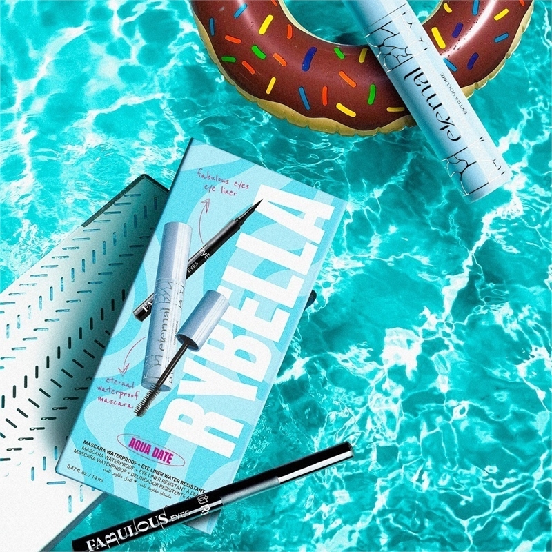 RYBELLA KIT: MASCARA WATERPROF + EYE LINER WATER RESISTANT