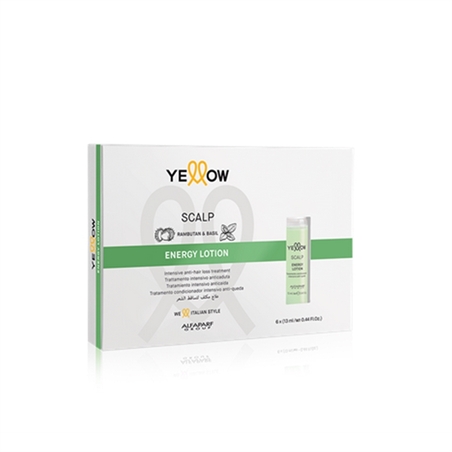 ALFAPARF YELLOW ENERGY LOTION TRATTAMENTO ANTICADUTA FIALE 6X13 ML - 8022297123684-1 - 8022297123684-1