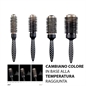SPAZZOLA TERMICA IN CERAMICA E CARBONIO INFUSA IN OLIO DI ARGAN DIAM. 32 MM