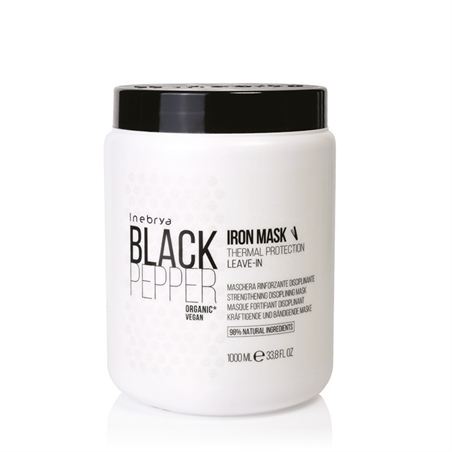 INEBRYA IRON BLACK PEPPER MASCHERA RINFORZANTE IDRATANTE 1000ML