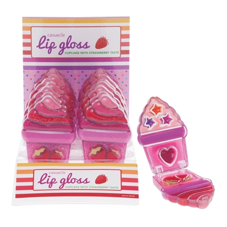 CASUELLE LIP GLOSS LUCIDALABBRA PER BAMBINE A FORMA DI GELATO