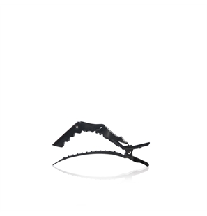 PINZE IN PLASTICA CON LEVERAGGIO COCCODRILLO NERO CONF. 6 PZ