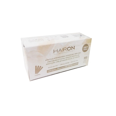 SPATOLE STENDICERA VISO MONOUSO IN LEGNO PICCOLE 11,3 X 1 CM CONF. 100PZ
