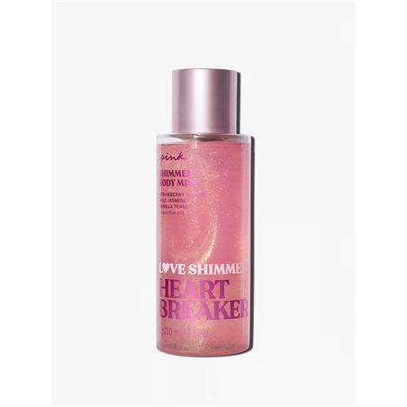 VICTORIA'S SECRET LOVE SHIMMER HEART BREAKER BODY MIST 250ML