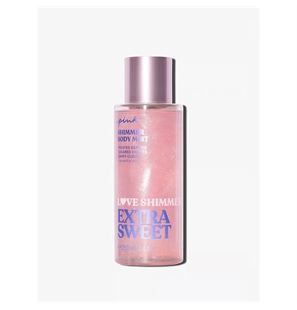 VICTORIA'S SECRET LOVE SHIMMER EXTRA SWEET BODY MIST 250ML