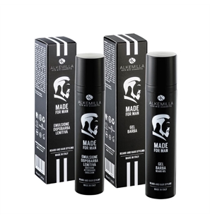 ALKEMILLA BOX EMULSIONE DOPOBARBA LENITIVA + GEL BARBA