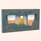 ALKEMILLA SET VANIGLIA E FIORI D'ARANCIO: BAGNO DOCCIA 50 ML+ CREMA CORPO 50 ML + ACQUA PROF. 30 ML