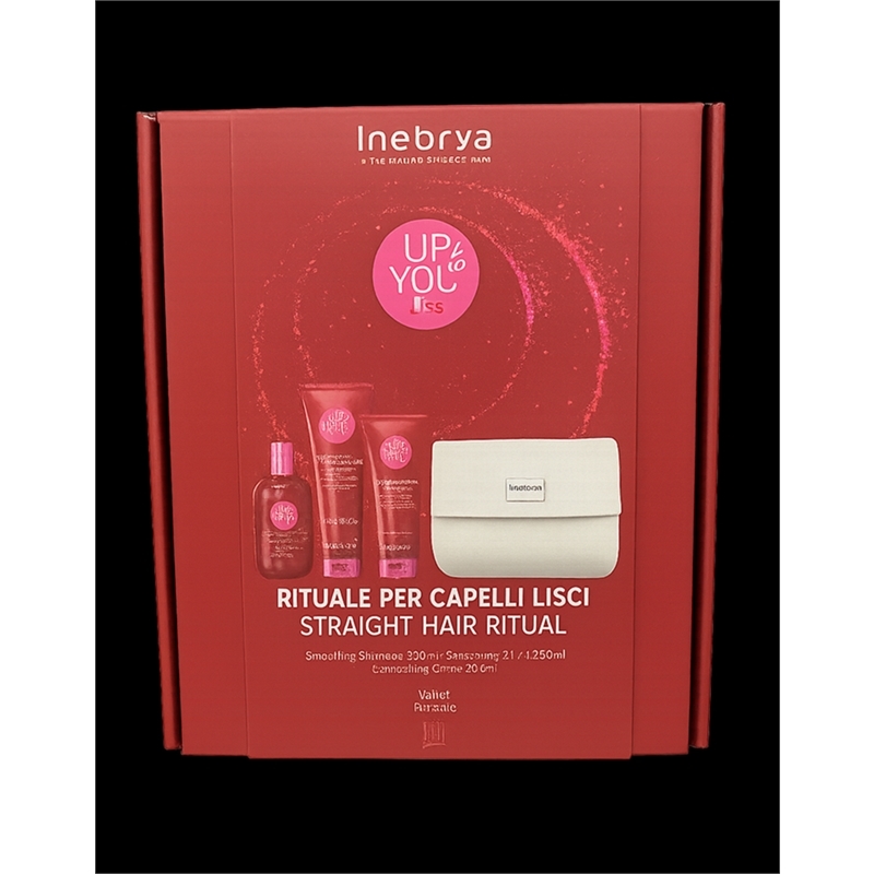 INEBRYA UP TO YOU LISS SET: SH.300ML+MASK 250ML+CREAM 200ML+POUCHETTE
