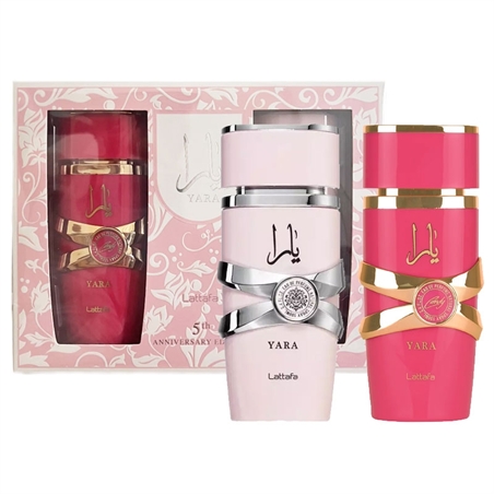 LATTAFA COFFRETT 5 TH YARA  EDP 100ML E YARA CANDY EDP 100ML - 6290362346128-1 - 6290362346128-1