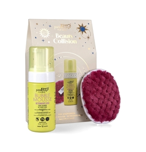 PUROBIO GIFT BOX ANDROMEDA MOUSSE DETERGENTE VISO E DISCHETTO STRUCCANTE IN MICROFIBRA - 8051411367284-1 - 8051411367284-1