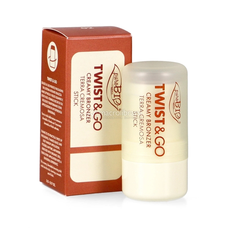 PUROBIO TWIST E GO TERRA CREMOSA IN STICK 02