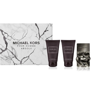 MICHAEL KORS COFFRET POUR HOMME ABSOLU EDP SPRAY 50ML + S/G 50ML+ AFTER SHAVE BALM 50ML - 850059827680-1 - 850059827680-1