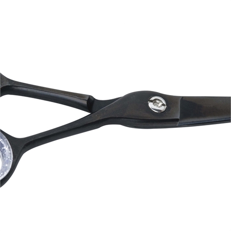 FORBICI PROFESSIONALE AKIRA BLACK ACCIAIO AISI 420C 6,5'' CON ASTUCCIO - 6003/3-1 - 6003/3-1