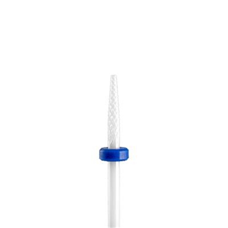 PUNTA FRESA IN CERAMICA  FORMA SPILLO GRANA M PER PULIZIA CUTICOLE