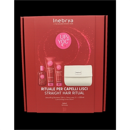 INEBRYA UP TO YOU LISS SET: SH.300ML+MASK 250ML+CREAM 200ML+POUCHETTE
