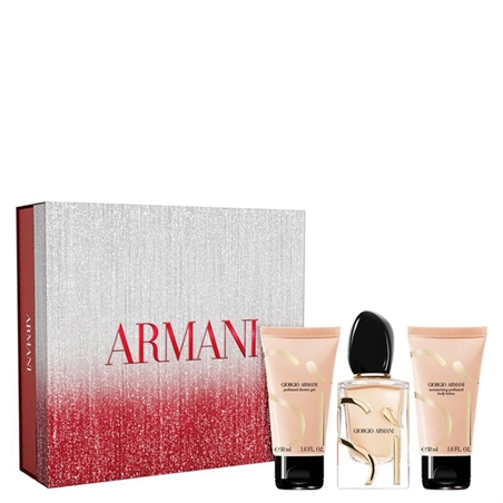 ARMANI SI' DONNA COFFRET EDP 50ML + S/G 50 ML + B/L 50ML