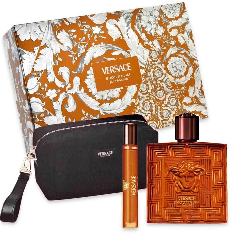 VERSACE COFF. EROS NAJIM POUR HOMME PARFUM 100ML+TRAVEL 10ML+POCHETTE