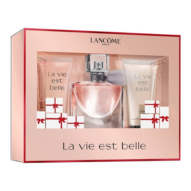 LANCOME CONFEZIONE LA VIE EST BELLE EDP 30 ML + B/L 50 ML + S/G 50 ML LANCOME CONFEZIONE LA VIE EST BELLE EDP 30 ML + B/L 50 ML + S/G 50 ML