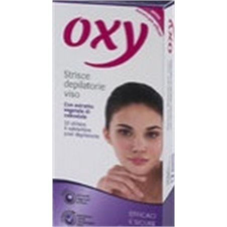 OXY STRISCE DEPILATORIE VISO 20 PZ + 4 SALVIETTINE - 8032618167419-1 - 8004395180431-1