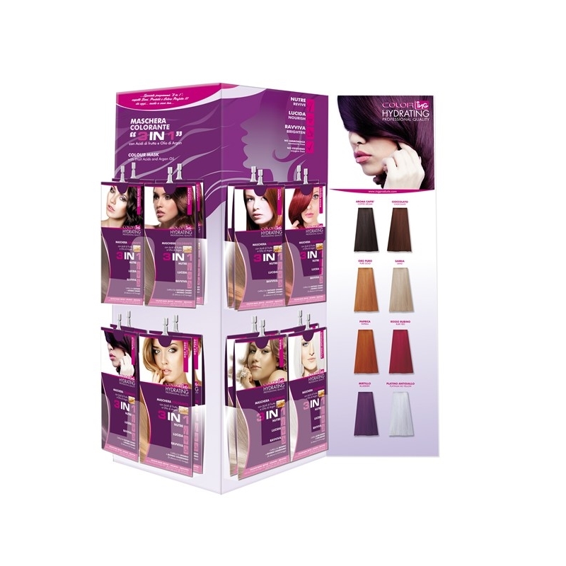 ING MASCHERA COLORANTE CON ACIDI DI FRUTTA E ARGAN 3 IN 1 NUTRE LUCIDA RAVVIVA 25 ML - INGMASKCOL3IN1-1 - INGMASKCOL3IN1-1