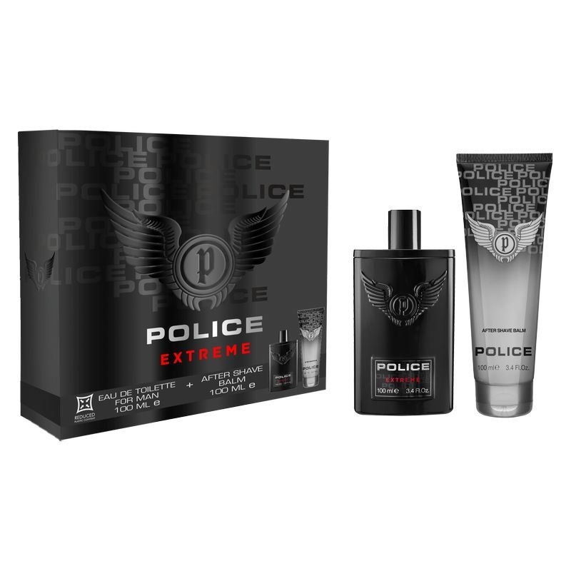 POLICE EXTREME MAN COFFRET UOMO EDT 100 ML E AFTER SHAVE BALM 100 ML