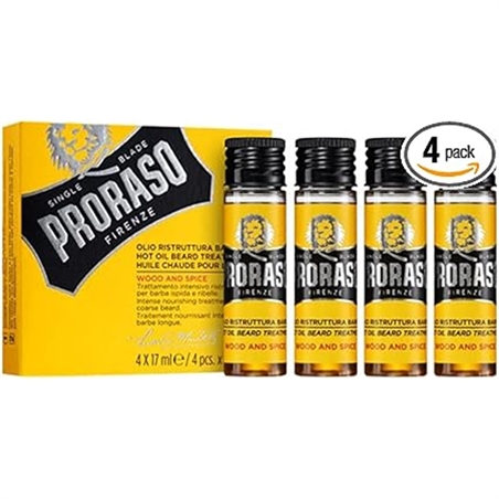 PRORASO OLIO A CALDO PER BARBA CONF. 4 FL X 17 ML - PRR0063-1 - PRR0063-1