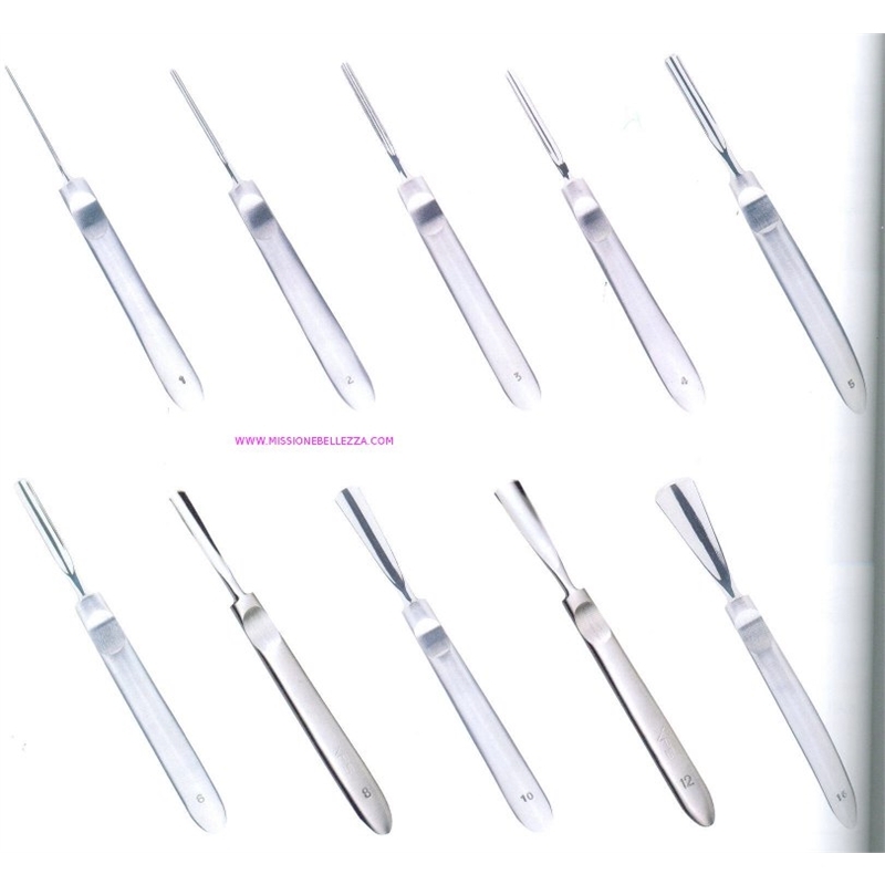 SGORBIE FISSE INOX STERILIZZABILI