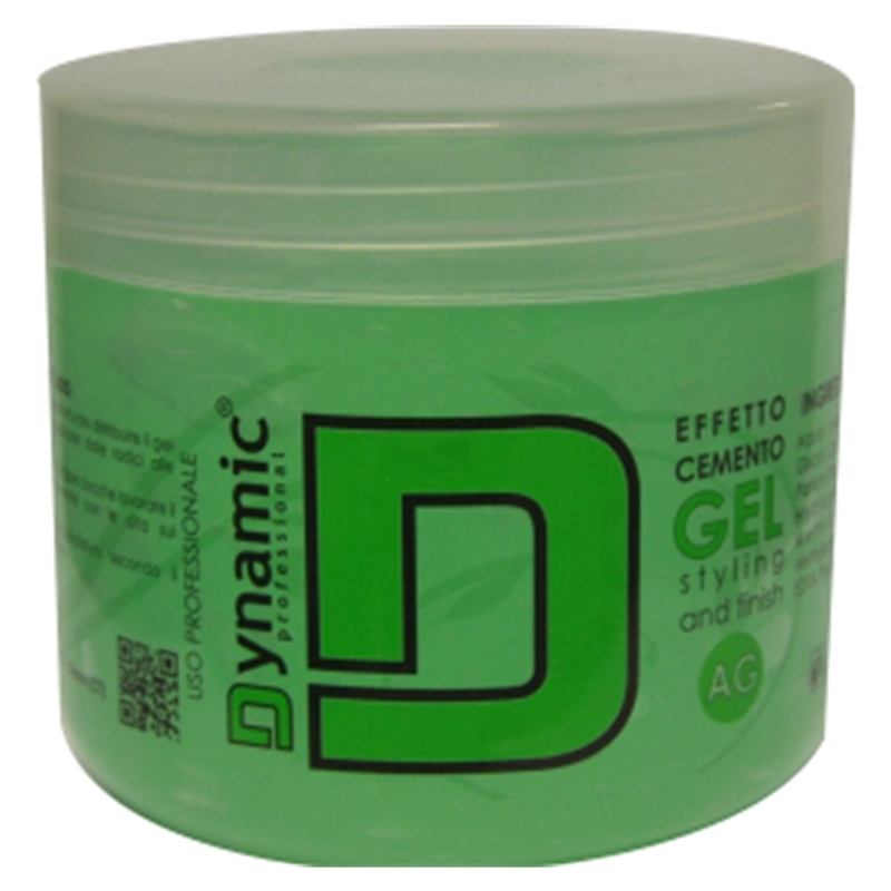 DYNAMIC GEL PER CAPELLI PROF. AG EFFETTO CEMENTO 500 ML DYNAMIC GEL PER CAPELLI PROF. AG EFFETTO CEMENTO 500 ML