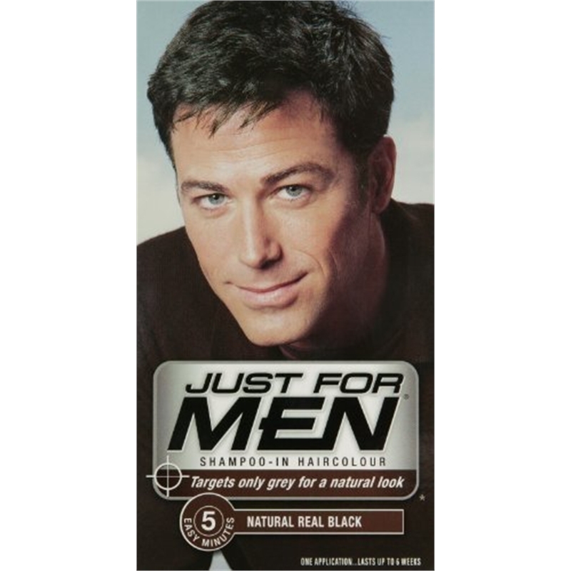 JUST FOR MAN SHAMPOO COLORANTE NERO NATURALE