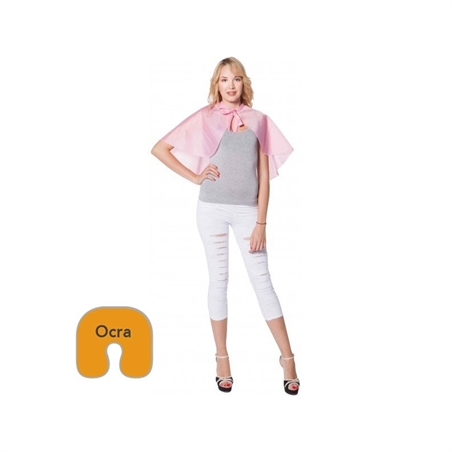 BALDARELLI MANTELLINA PIEGA NYLON CON PIZZO CON LACCI