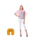 BALDARELLI MANTELLINA PIEGA NYLON CON PIZZO CON LACCI