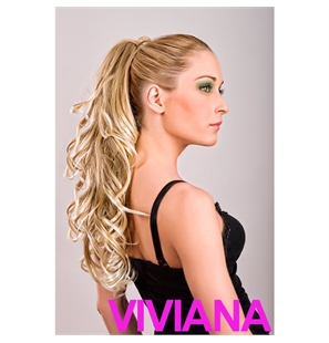 CODA CAPELLI MOSSI LUNGHI, CON PINZA, IN KANEKALON