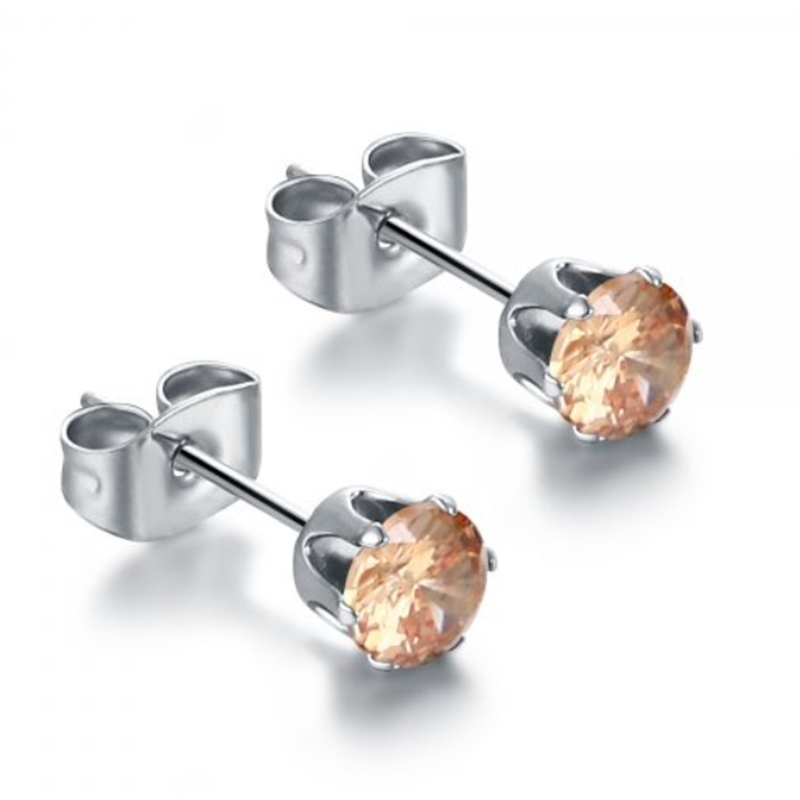 BRAND GIOIELLI PRIDE COPPIA DI ORECCHINI PUNTI LUCE IN ACCIAIO CHIRURGICO 3MM BRAND GIOIELLI PRIDE COPPIA DI ORECCHINI PUNTI LUCE IN ACCIAIO CHIRURGICO 3MM