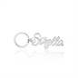 BRAND GIOIELLI FAMILY PORTACHIAVE SAGOMATO IN ACCIAIO INOSSIDABILE