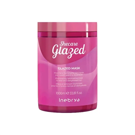 INEBRYA SHECARE GLAZED MASCHERA ILLUMINANTE LAMINANTE PER CAPELLI 1000 ML - 1026438-1 - 8008277264387-1