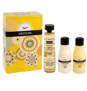 AQUOLINA SET CON BAGNO SCHIUMA 125ML, LATTE CORPO 125ML E ACQUA PROFUMATA 100ML - AQUOBSLCAP-1 - AQUOBSLCAP-1