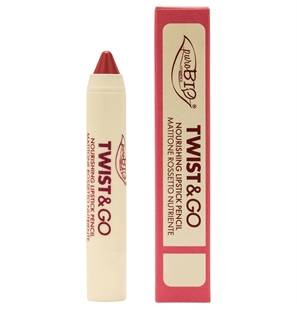 PUROBIO TWIST E GO MATITONE ROSSETTO NUTRIENTE