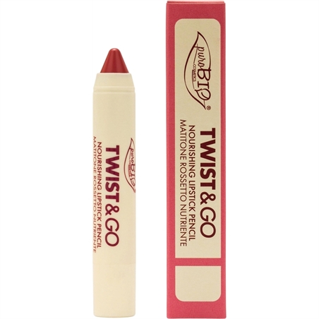PUROBIO TWIST E GO MATITONE ROSSETTO NUTRIENTE