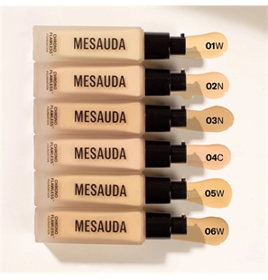 MESAUDA CHRONO FLAWLESS FOUNDATION FONDOTINTA FLUIDO EFFETTO OPACO