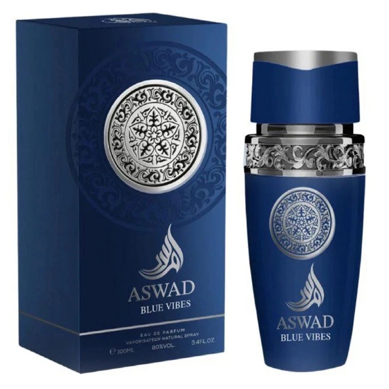 AFAQ BOLD BLUE VIBES TIPO LATTAFA ASAD EDP 100ML + S/G 150ML