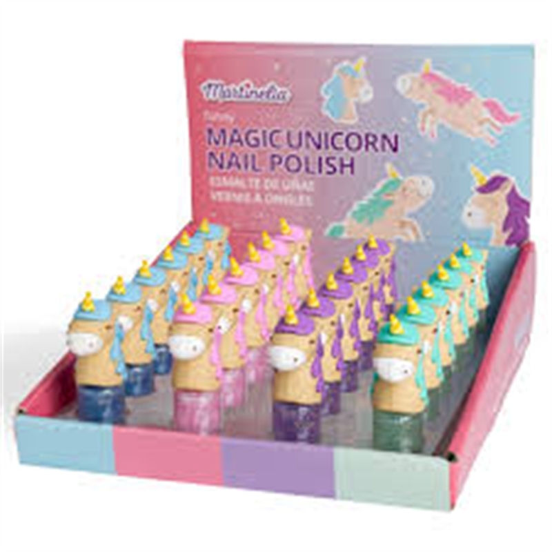 MARTINELIA SMALTO UNGHIE GLITTERATO CON UNICORNO