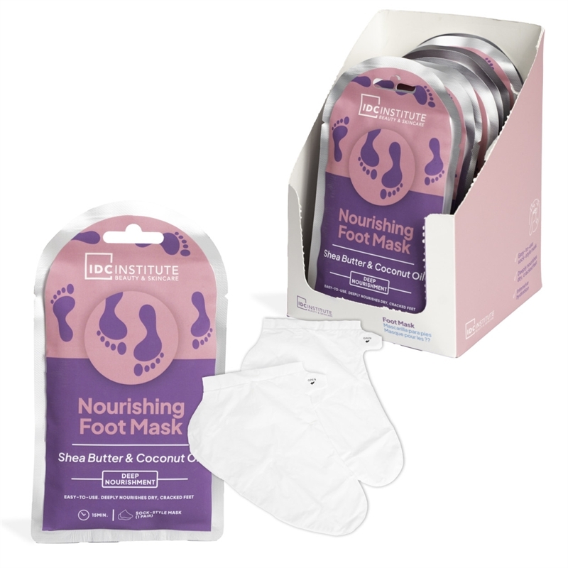 IDC INSTITUTE FOOT MASK NOURISHING BURRO DI KARITE' e COCONUT OIL